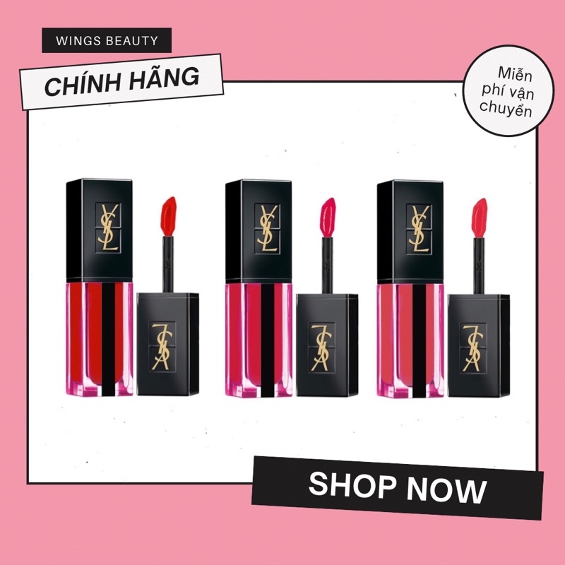 YVES SAINT LAURENT - Son kem bóng YSL Rouge Pur Couture Water Stain Fresh Glossy Stain