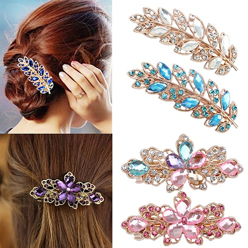 Kẹp tóc đính đá sang trọng cho nữ
