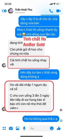 Tinh chất ho Amber Cầu bình an