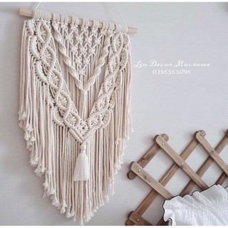 [Giá Ưu Đãi] Mành Macrame trang trí nhà cửa LH16