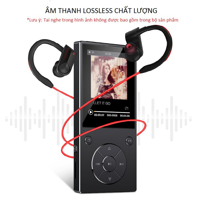 Máy Nghe Nhạc MP3 Bluetooth Ruizu D11 Bộ Nhớ Trong 8GB