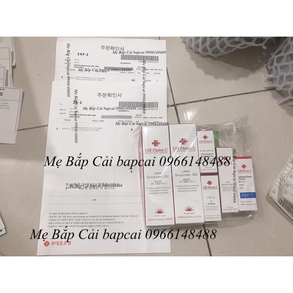 MBC Kem chống nắng Sunscreen 100 Cell Fusion C các loại: Laser/ Toning/ Clear/ Derma/ Cure | BigBuy360 - bigbuy360.vn