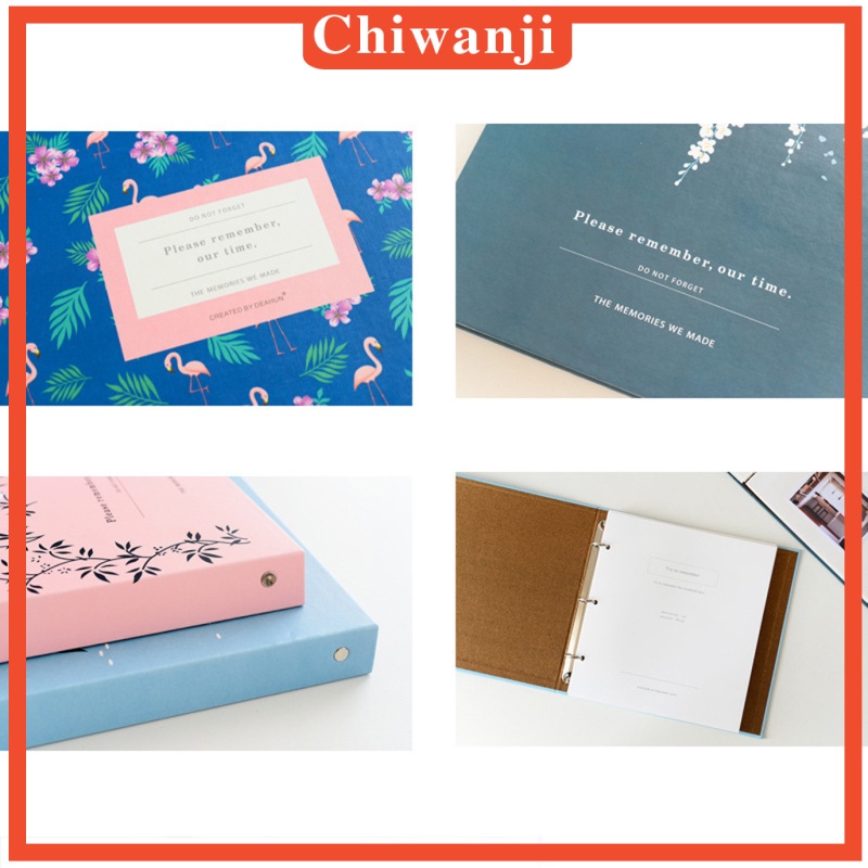 Album Ảnh / Sổ Lưu Niệm Kèm 25 Tờ Giấy In Hình Thủ Công DIY