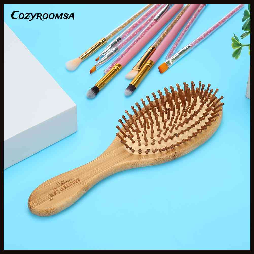 Lược Gỗ Tre Chống Tĩnh Điện Massage Da Đầu