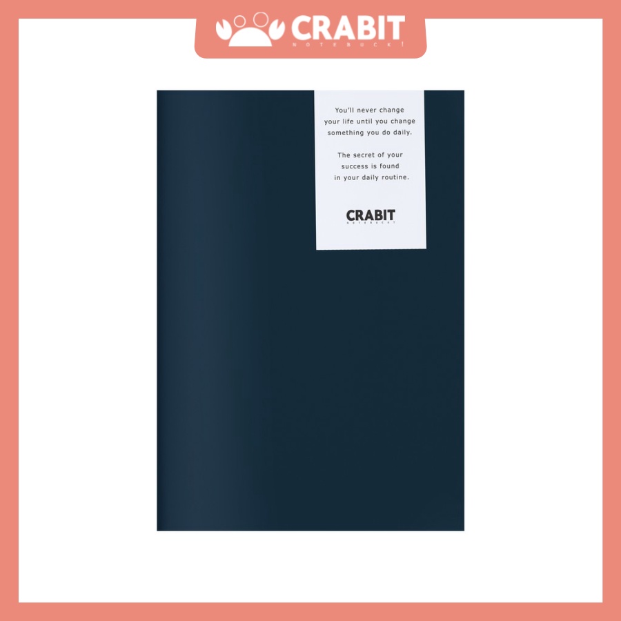 Vở kẻ ngang Crabit Navy Trơn 120 trang