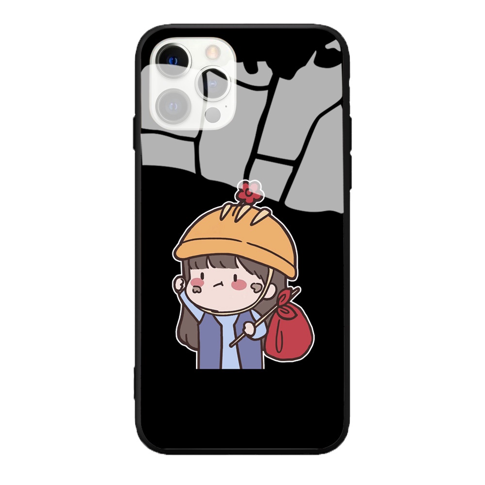 Ốp iphone kính tình yêu nghèo ốp đôi cho iphone 13 12 pro max mini 11 14 pro max plus x r xs max 7 8 plus 6 s plus