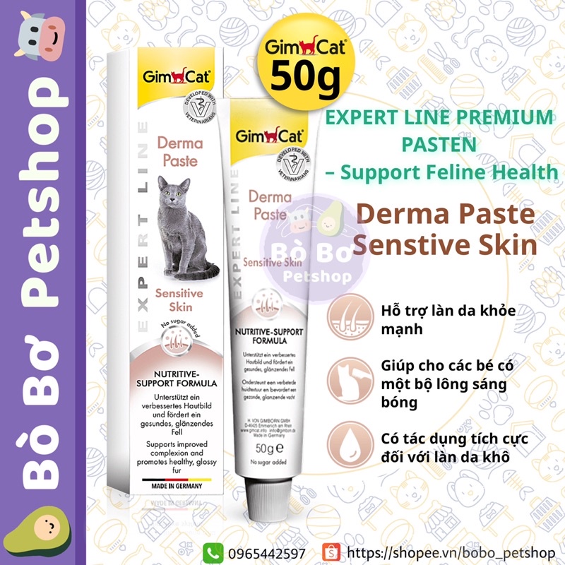 Gel dinh dưỡng cho mèo con Gimcat Kittens Paste 50gr