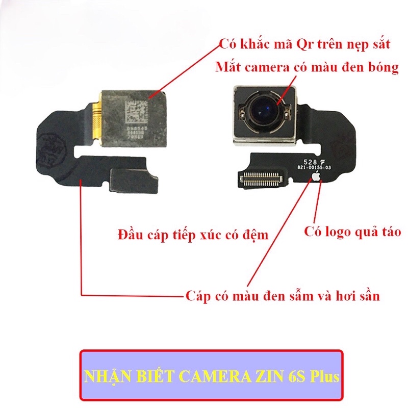 Camera sau iPhone 6s plus zin bóc máy bảo hàng 6 tháng