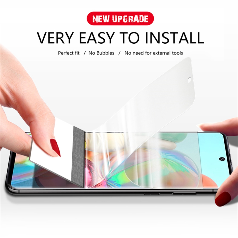 Kính cường lực 20D bảo vệ màn hình Samsung Galaxy A01 A11 A21S A31 A51 A71 M31 M51 Note 9 10 20 S10 S20 Plus A7 A9 2018