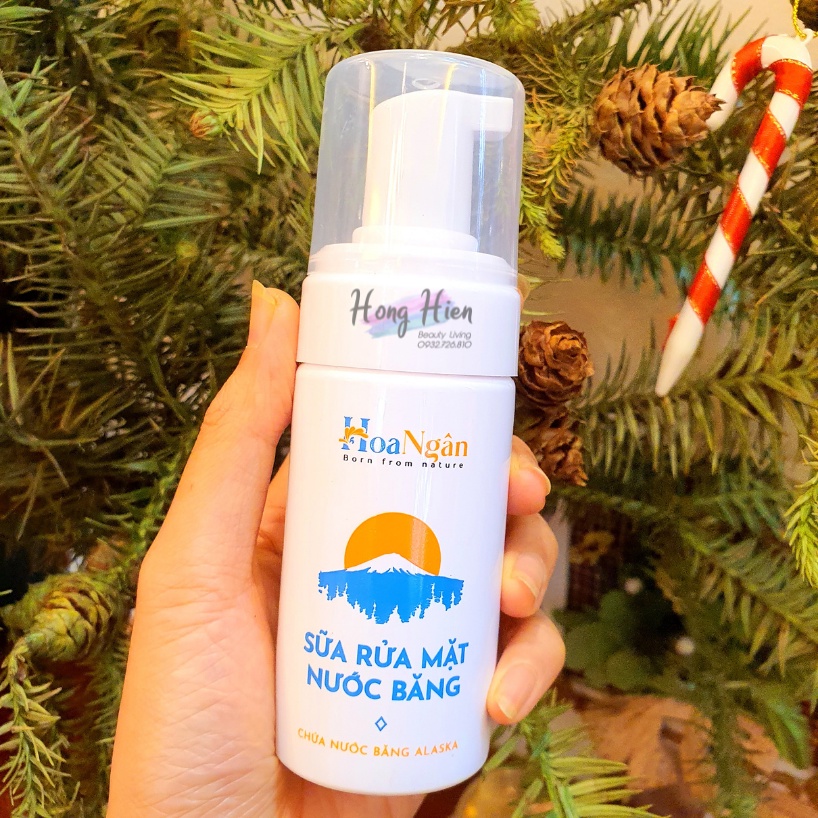 Sữa rửa mặt Nước Băng Alaska dưỡng trắng căng bóng