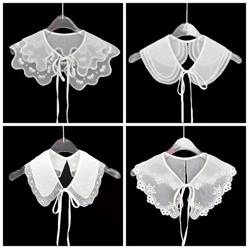 Khăn Choàng Cổ Nhiều Lớp Thêu Họa Tiết Đính Hạt Sequin Lấp Lánh Thời Trang Cho Nữ