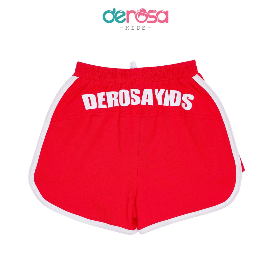 Bộ quần áo cổ yếm cho bé gái DEROSA KIDA từ 2-6 tuổi ASKD428B