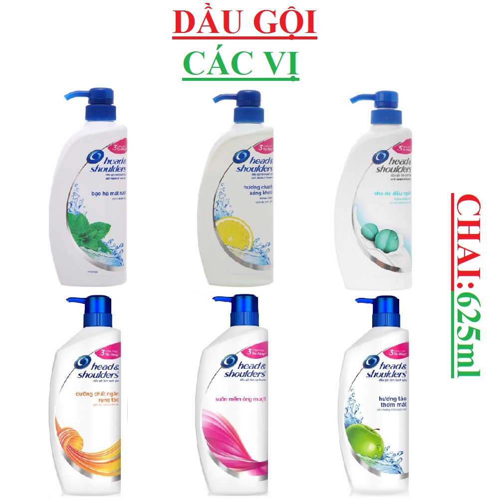 Dầu gội H&S 625ml