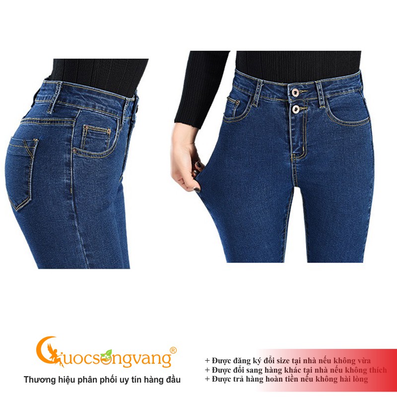 Quần nữ skinny quần jeans nữ lưng cao dáng ôm GLQ054 Cuocsongvang