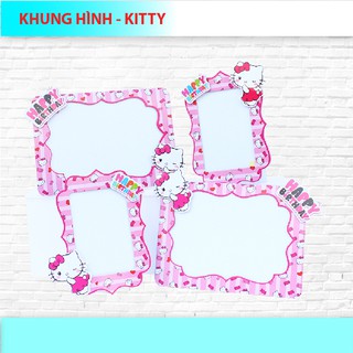 ( 9 MẪU ) KHUNG HÌNH GIẤY CHO BÉ GÁI - SET 4 KHUNG