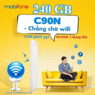 Sim Mobifone C90N miễn phí tháng đầu