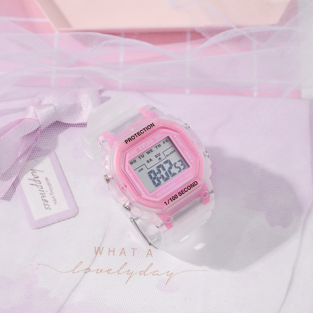 Đồng hồ điện tử thể thao nam nữ Xinjia XIJ03 full chức năng, chống nước tốt | BigBuy360 - bigbuy360.vn