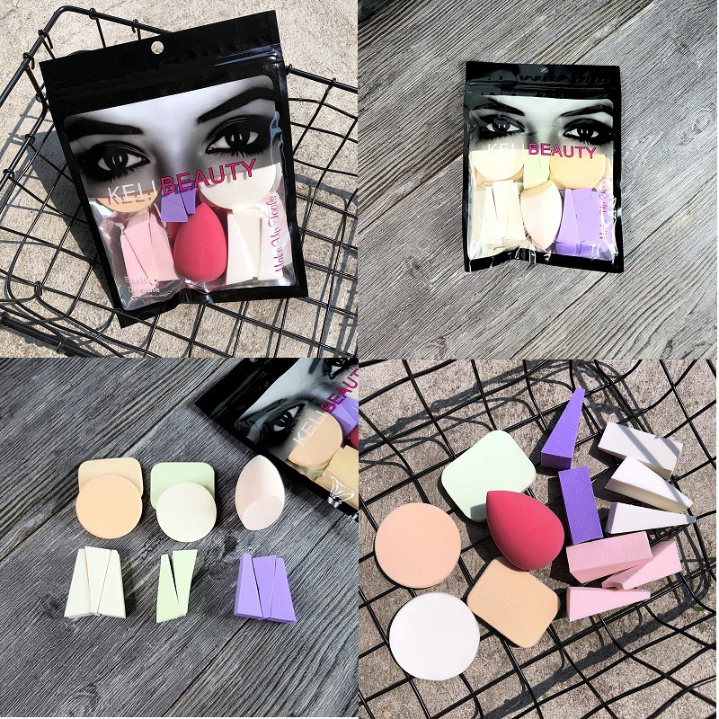 Set 13 Bông Phấn Tán Kem Nền Siêu Mềm Mịn KELI Beauty No.7951