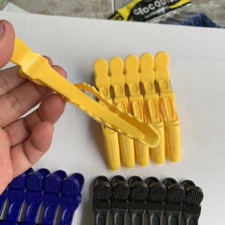 Kẹp chia tóc mỏ vịt cá sấu bộ 6 cái