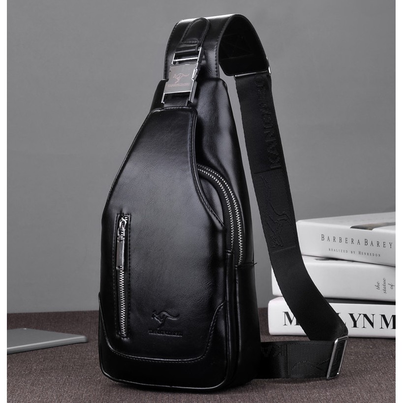 Túi đeo chéo nam da Pu chống nước, túi chéo nam nhiều ngăn tiện dụng, túi đeo chéo mini Hàn Quốc, túi nam TC75 | BigBuy360 - bigbuy360.vn