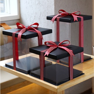 Hộp Trong Suốt Đựng Bánh Kem 6"/8"