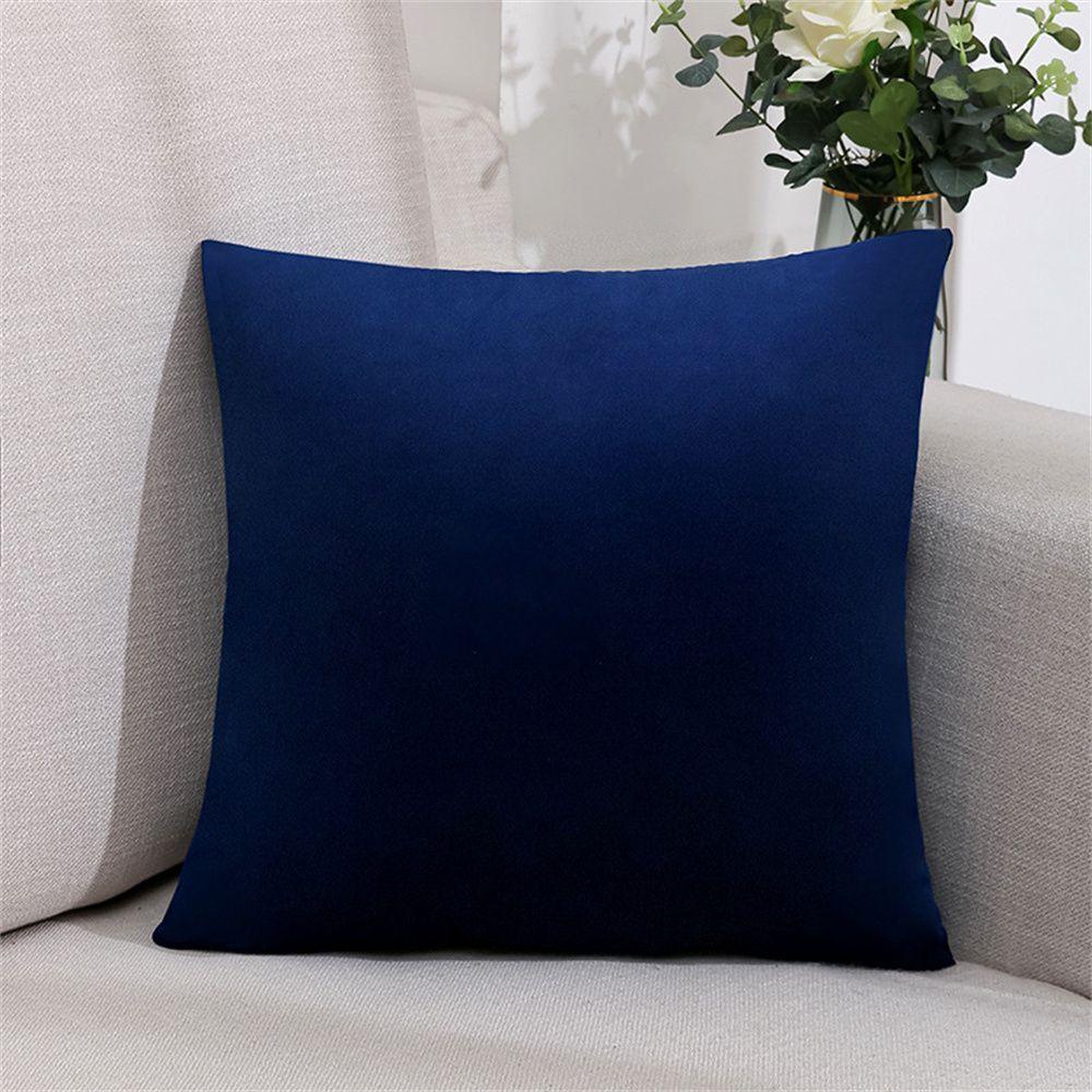 Vỏ Gối Nhung Trơn Hiện Đại Thời Trang Trang Trí Sofa