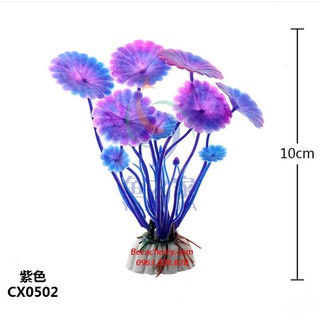 Cây nhựa mini trang trí hồ cá