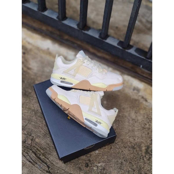 Giày thể thao Nike Air Jordan 4 nhập khẩu màu nâu