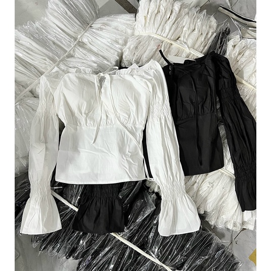 SƠ MI THÔ CUP NGỰC DÀI TAY