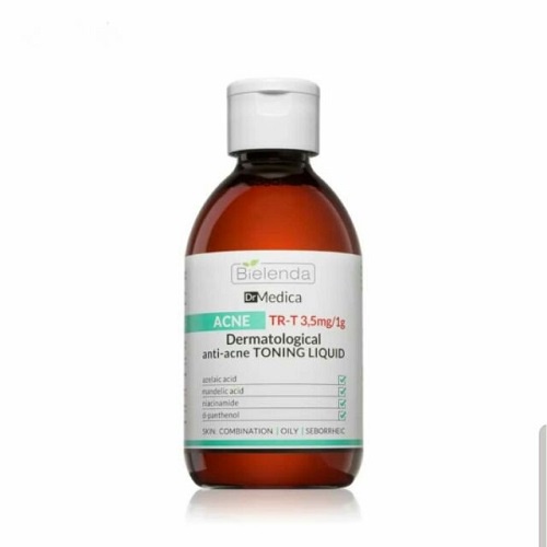 Toner Bielenda Dr Medica Anti-acne Dermatological Toning Liquid làm sạch sâu &amp; dịu da, giảm mụn, kiềm dầu nhờn