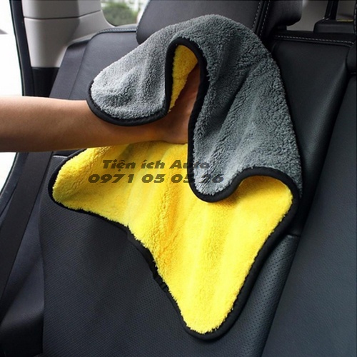 Khăn lau xe Microfiber Mềm Mịn Siêu Thấm Hút Nước Chuyên Dụng Lau Rửa Xe Hơi Ô Tô | tienich_auto