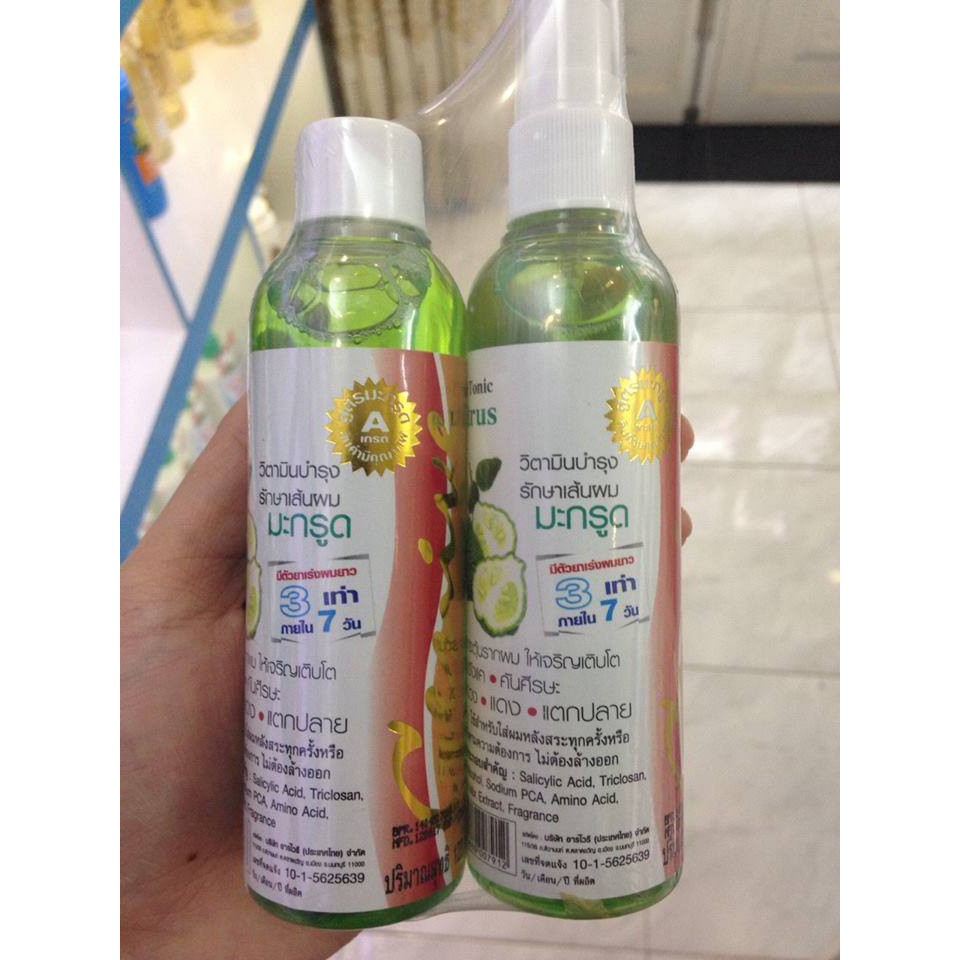 TINH DẦU BƯỞI CITRUS TRỊ RỤNG, KÍCH THÍCH MỌC TÓC THAILAND 120ml x 2 | BigBuy360 - bigbuy360.vn