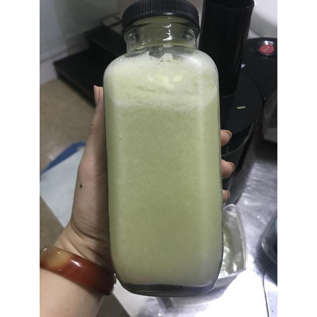 Chai thủy tinh 350ml ~ 500ml vuông dáng cao đựng sữa, nước ép, detox, cafe, sinh tố