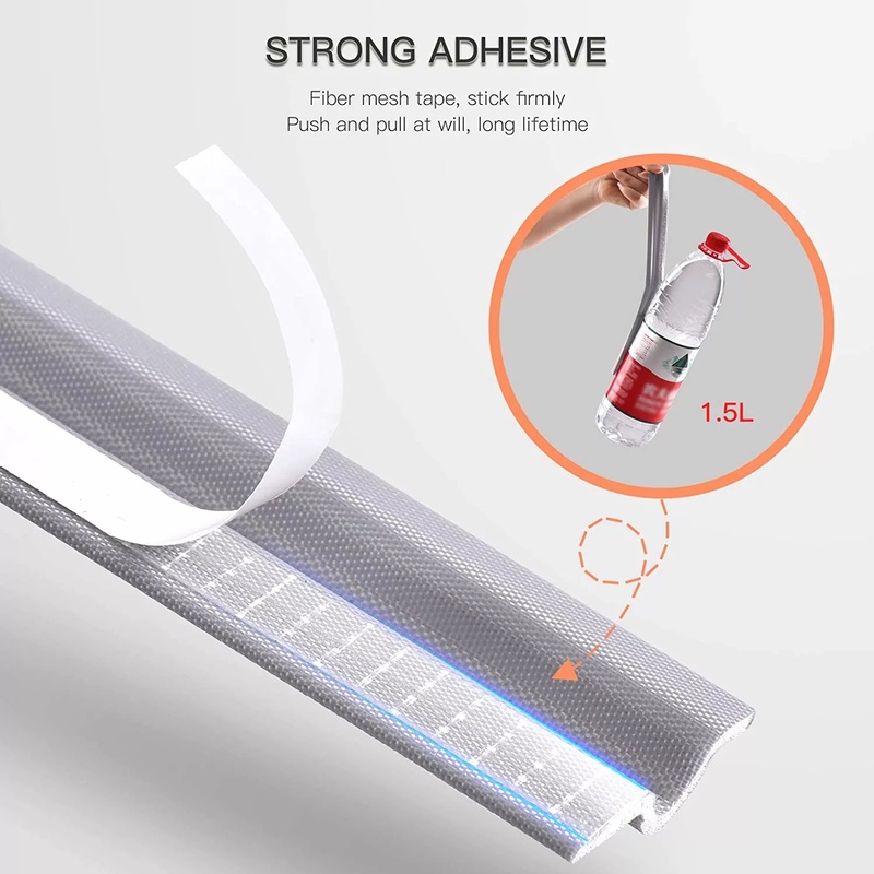 Cuộn 2m Băng Keo Dán Viền Cửa Sổ Chống Bụi Chống Nước