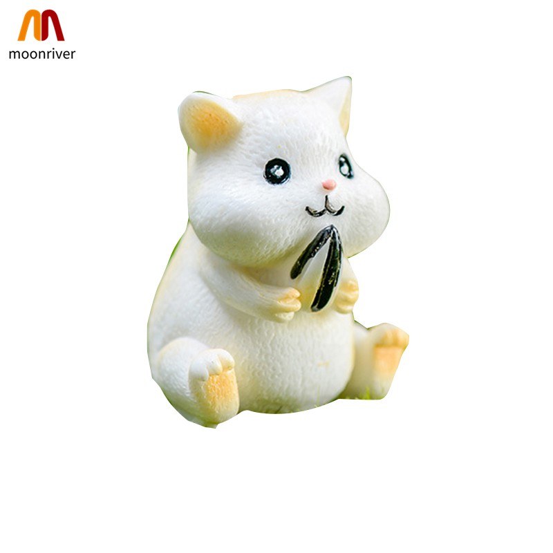 Mô Hình Chuột Hamster Mini Dễ Thương Dùng Trang Trí Tiểu Cảnh