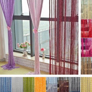 Rèm cửa sổ chuỗi hạt có núm tua