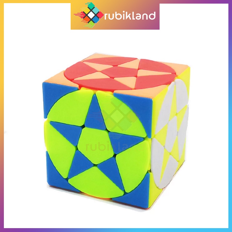 Rubik Biến Thể Pentacle Cube Stickerless Rubic Đồ Chơi Trí Tuệ Trẻ Em