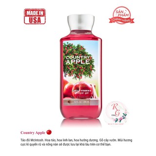 Bath & body works - sữa tắm : country apple