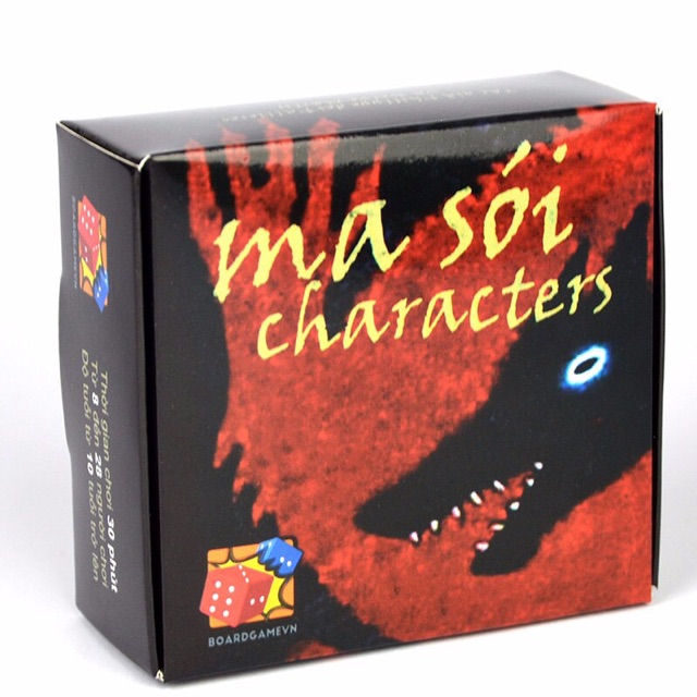 Board Game Bài Ma Sói Characters Cơ Bản Việt Hoá