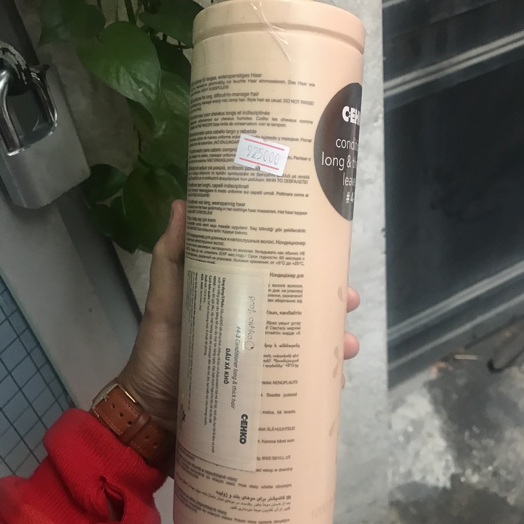 Dầu xả khô dưỡng ẩm cho tóc uốn Cehko Prof Leave In Conditioner 1000ml ( NEW )