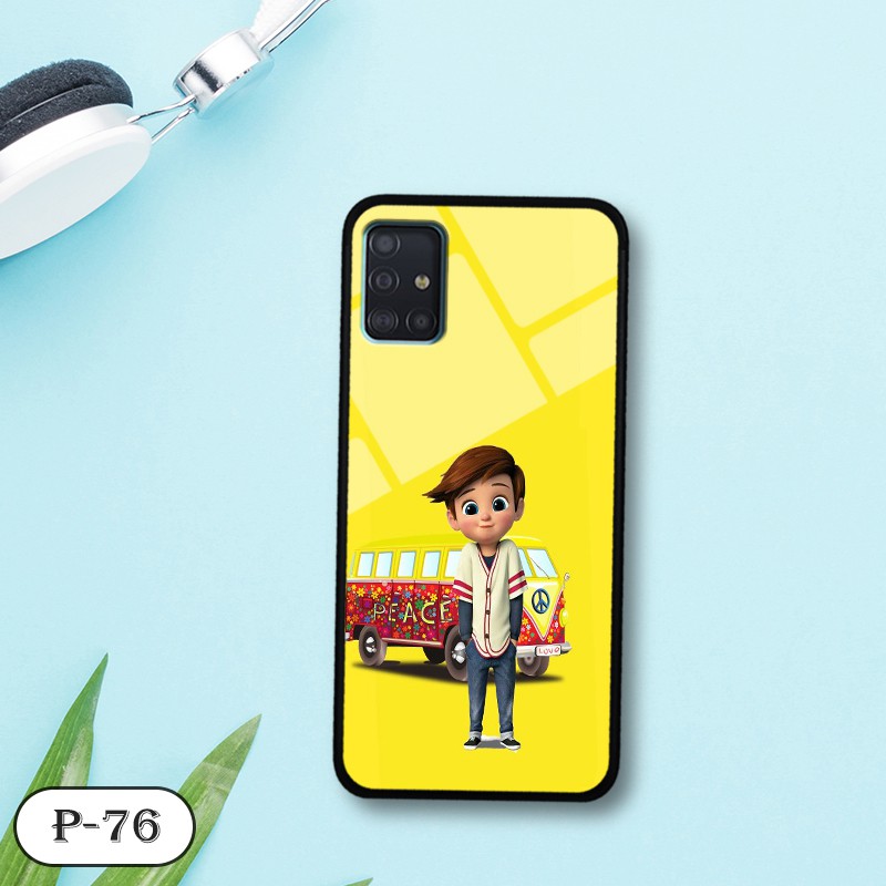 [Mã ELORDER5 giảm 10K đơn 20K] Ốp kính in hình cute SAMSUNG A51