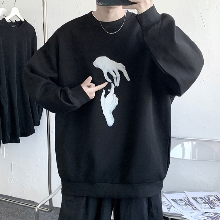 (A294) Áo thu đông sweater 3 màu đen - xám - trắng | BigBuy360 - bigbuy360.vn