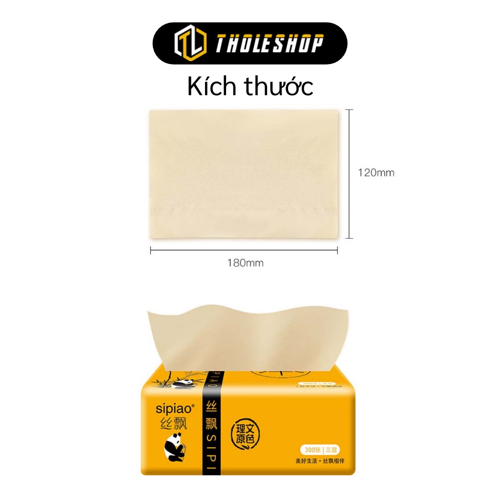 Gói Khăn Giấy Gấu Trúc Nguyên Sinh 300 Tờ Giấy 3 Lớp 10394
