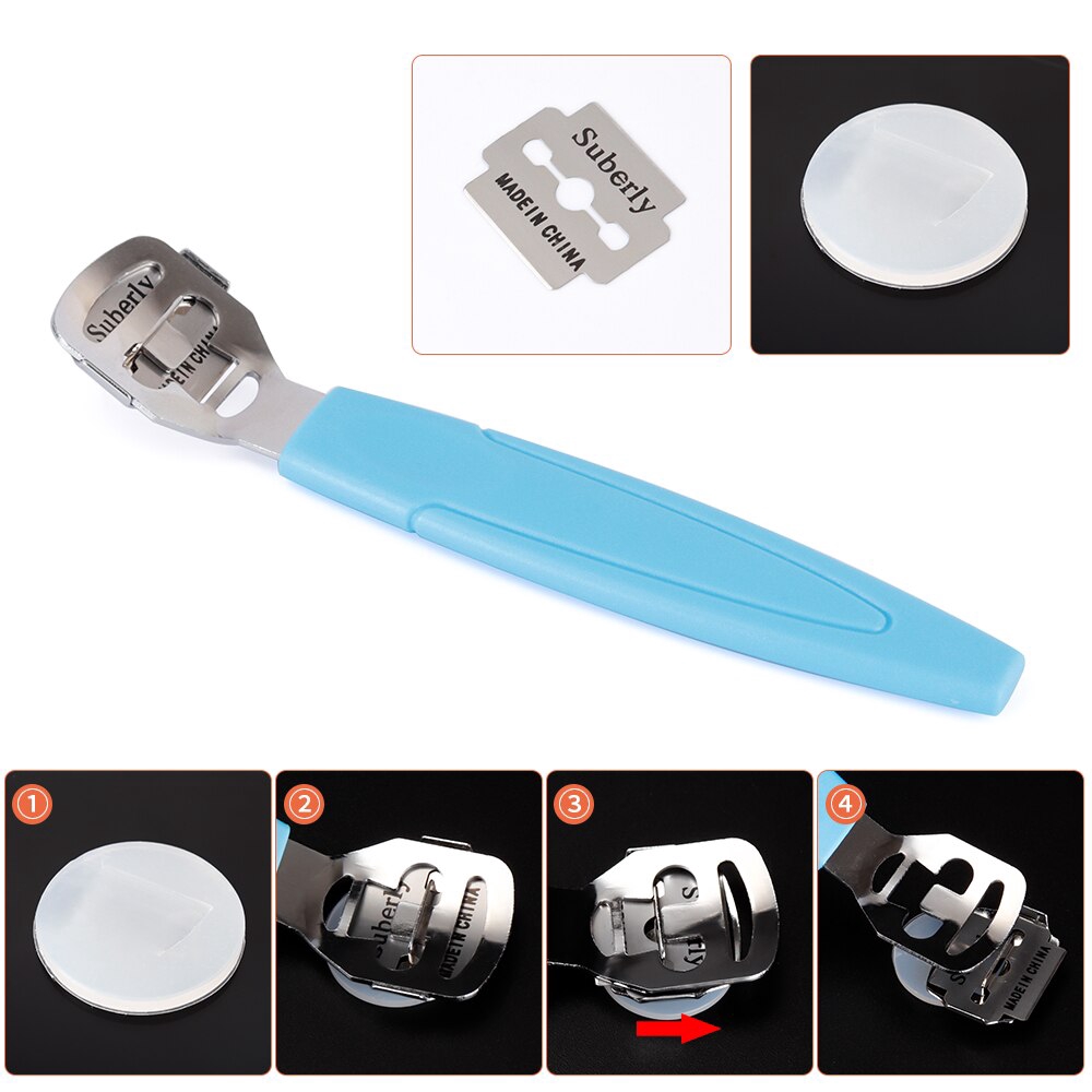 Dụng cụ giũa móng chân Foreverlily tẩy tế bào chết chuyên nghiệp bằng thép không gỉ