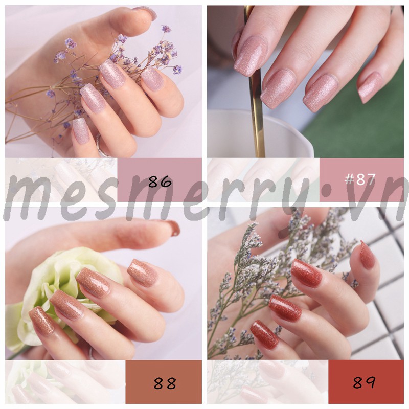 Sơn móng tay dạng gel gồm 71 màu sắc dung tích 10ml  USHINE