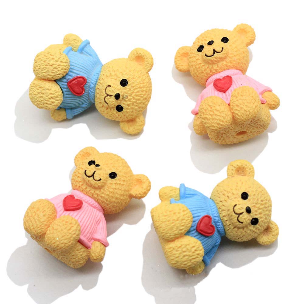 Tượng gấu mini dễ thương dùng trang trí