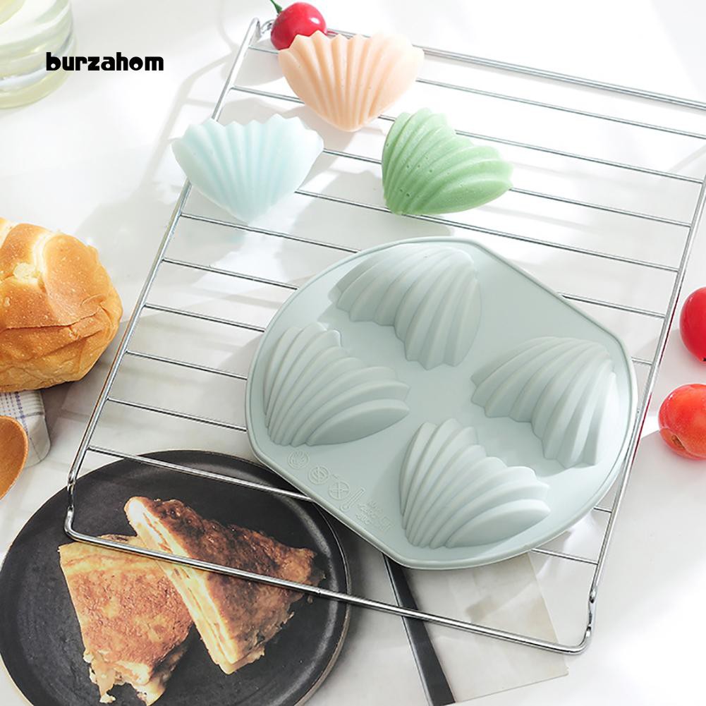 Khuôn silicon 4 ngăn hình trái tim để làm xà phòng