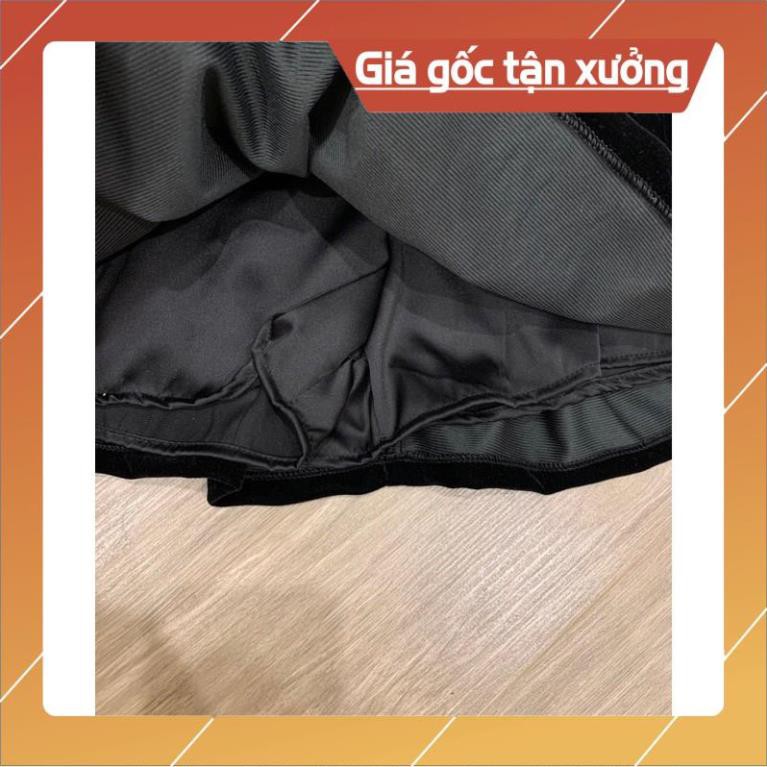 Chân váy nhung có lót quần bên trong chất liệu nhung dầy dặn đứng dáng | BigBuy360 - bigbuy360.vn