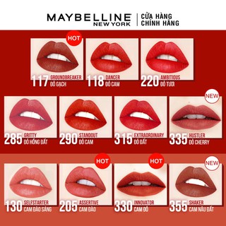 [G01] Son Kem Lì 16h Lâu Trôi Maybelline New York Super Stay Matte Ink City Edition Lipstick 5ml S037