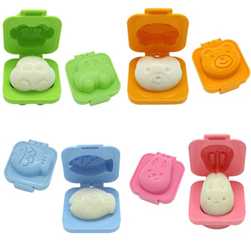 Bình Nước BK Kiểu Dáng Đơn Giản Hiện Đại✿Bộ 2 Khuôn Cắt Cơm, Bánh Sandwich, Trứng Luộc Hình Nhân Vật Hoạt Hình